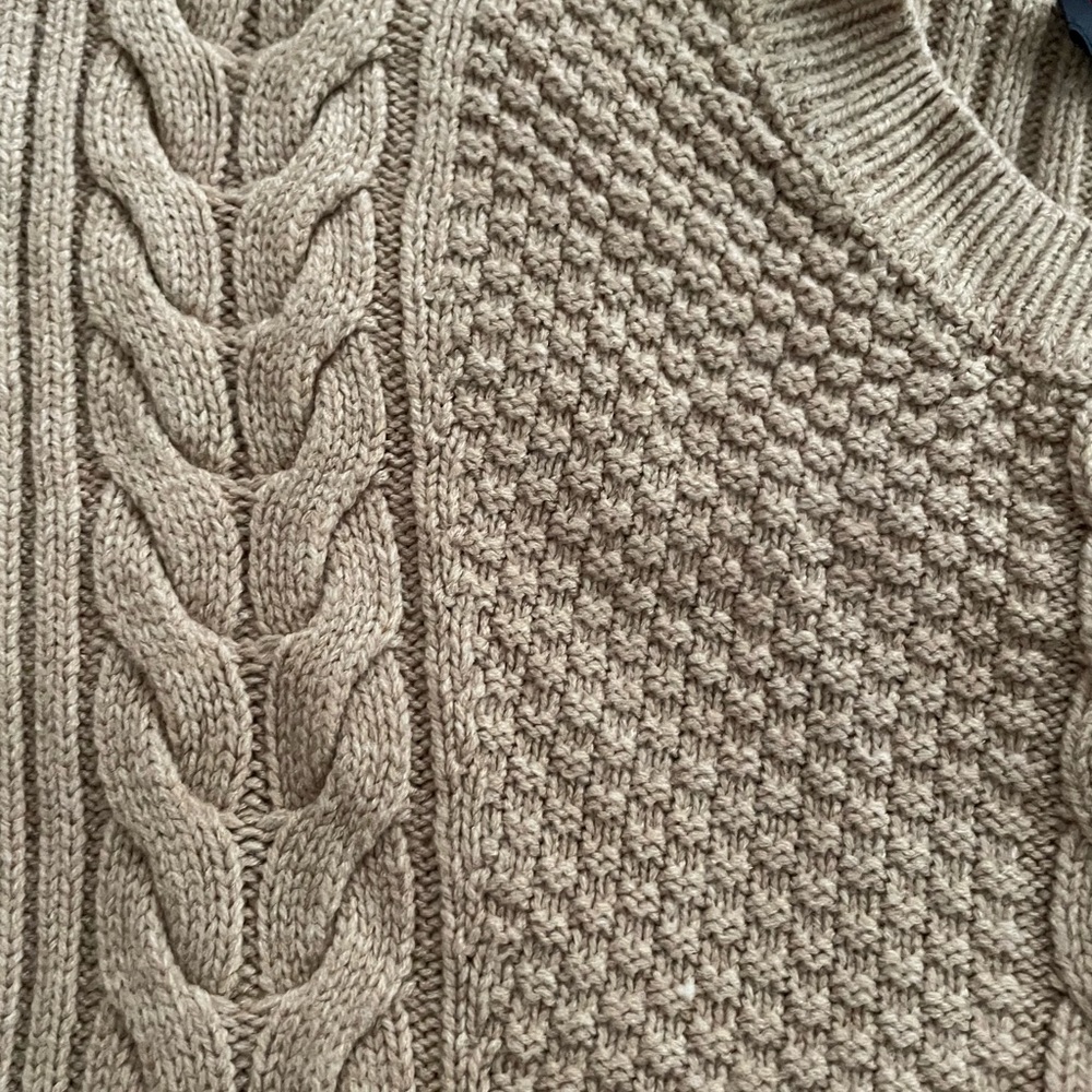 Tommy Hilfiger cable knit dolman sleeve sweater - Picture 3 of 7